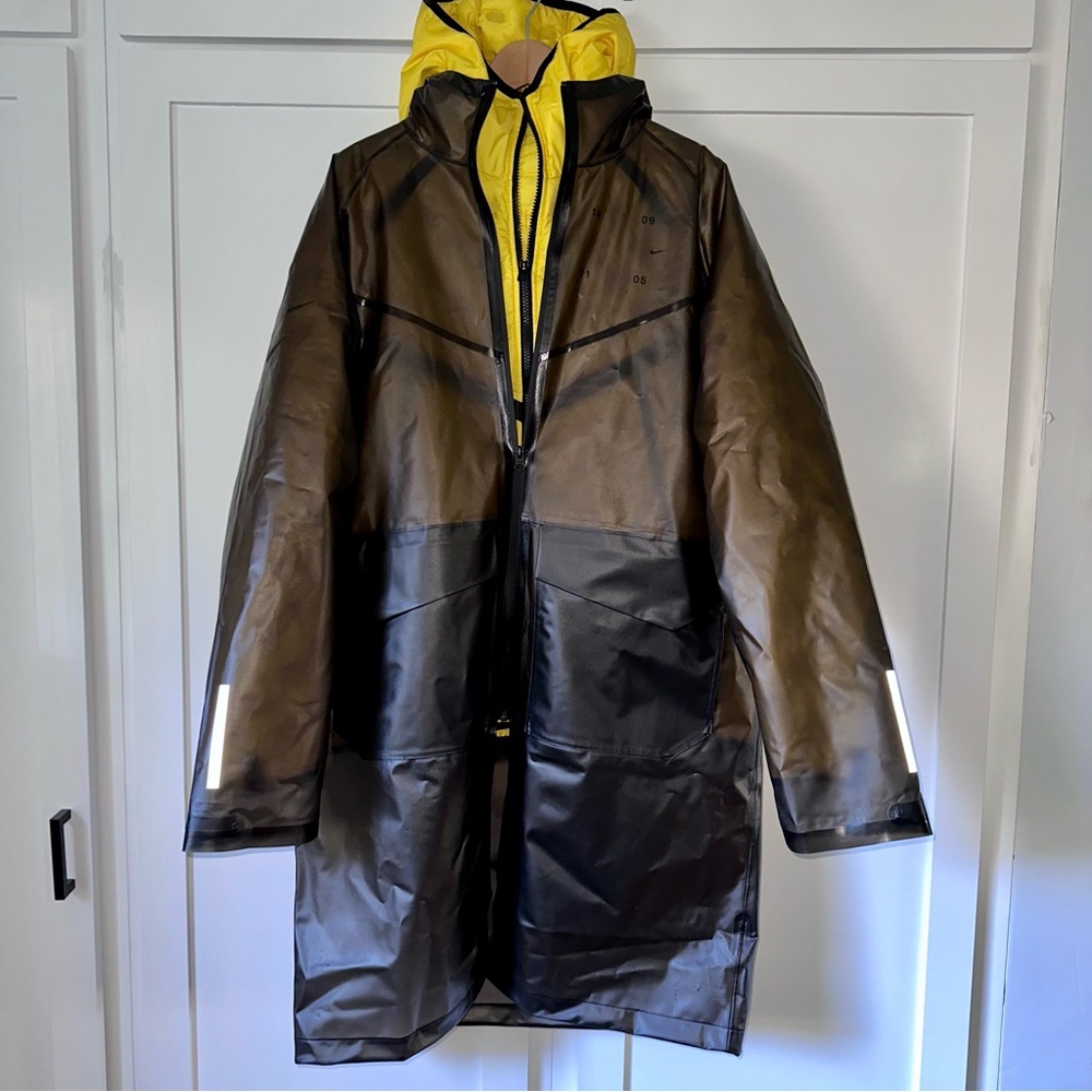 NIKE NSW TECH PACK DOWN FILL YELLOW COAT & PARKA JACKET CUS770-010 MEN’S LNWT - Picture 4 of 16